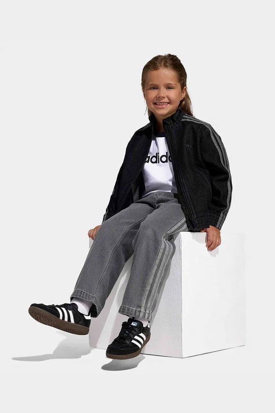 Dječja traper dukserica adidas Originals KD5805