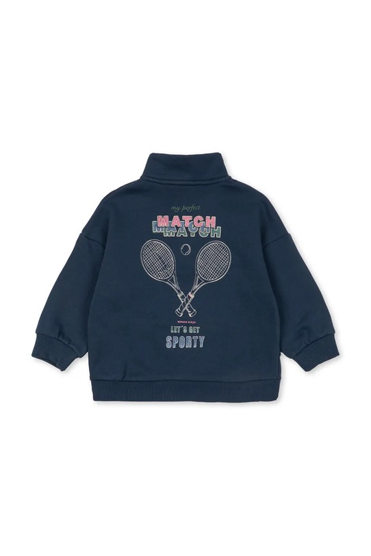 Chłopiec Konges Sløjd bluza dziecięca LOU HALF ZIP SWEAT OCS KS104939.PPY2 granatowy