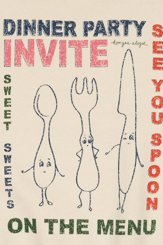 Παιδική βαμβακερή μπλούζα Konges Sløjd SPOTTY LS POLO GOTS KS105088.PPY2 πολύχρωμο