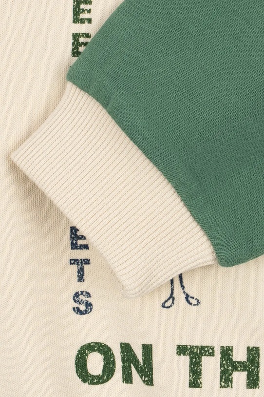 Παιδική βαμβακερή μπλούζα Konges Sløjd SPOTTY LS POLO GOTS KS105088.PPY2