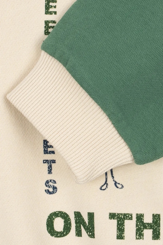 Παιδική βαμβακερή μπλούζα Konges Sløjd SPOTTY LS POLO GOTS KS105088.PPY2