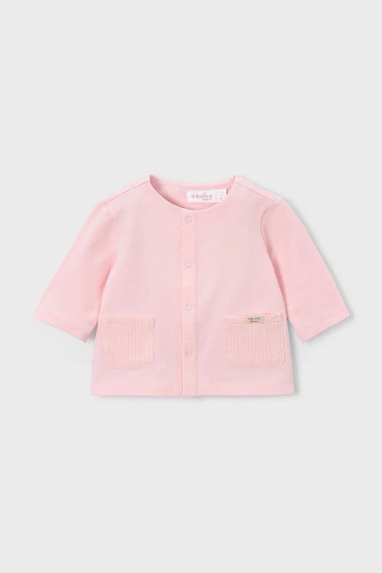 Dukserica za bebe Mayoral Newborn s elastinom roza 1485.1A.Newborn.PPY2