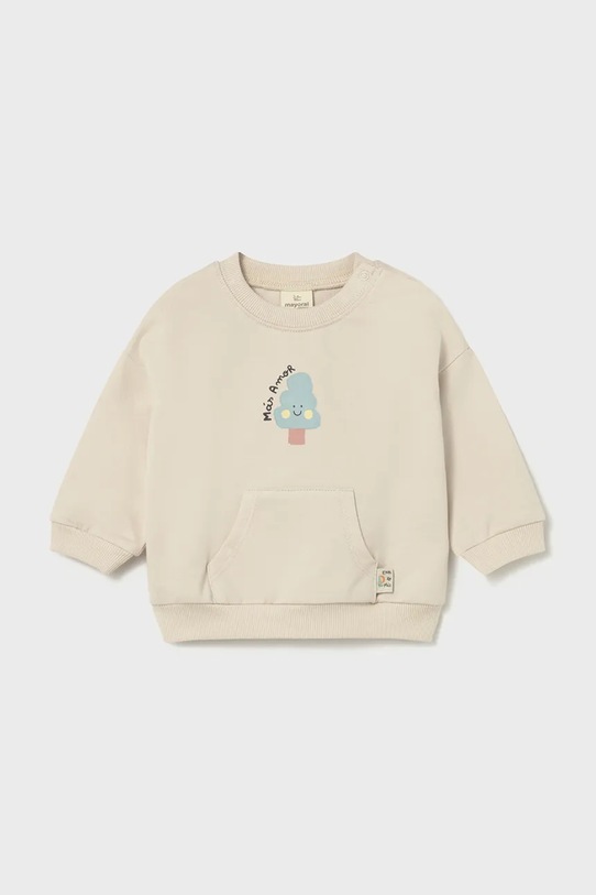 Μπλούζα μωρού Mayoral Newborn εμπριμέ μπεζ 1487.2A.Newborn.PPY2