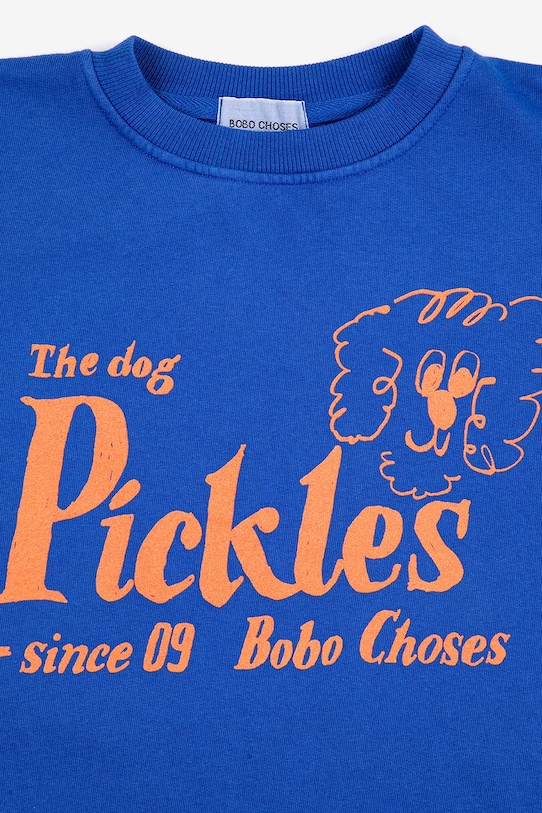 BIMBA Bobo Choses felpa per bambini Pickles The Dog 126AC046 blu