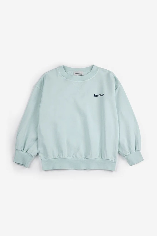 Chłopiec Bobo Choses bluza bawełniana dziecięca Mr Pickles 126AC049 niebieski