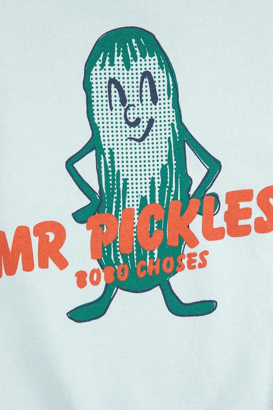 Bobo Choses bluza bawełniana dziecięca Mr Pickles niebieski 126AC049