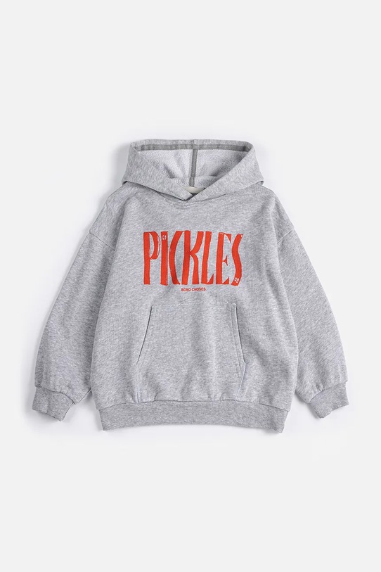 Bobo Choses bluza bawełniana dziecięca Spicy Pickles 126AC051 szary SS26