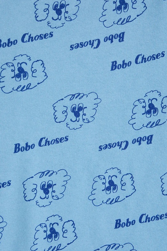 Bobo Choses bluza bawełniana dziecięca Pickles The Dog 126AC156 niebieski SS26