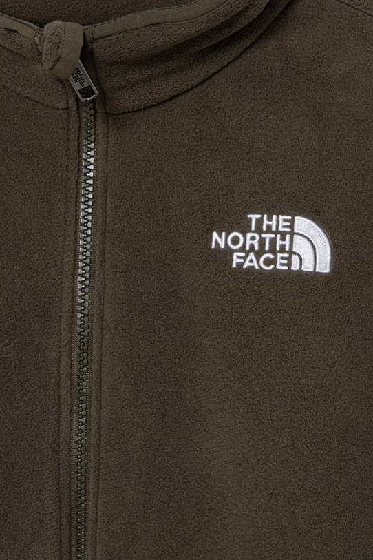 Chłopiec The North Face bluza rozpinana dziecięca polarowa TEEN GLACIER FZ ZIP IN JACKET NF0A8F8A21L1 zielony