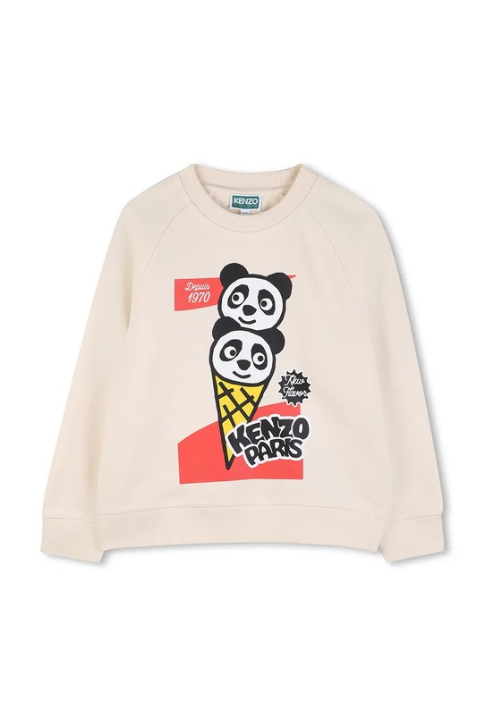 Kenzo kids bluza dziecięca bawełniana beżowy K61657.114.150