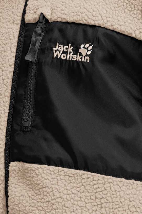 Jack Wolfskin кофта, яка розстібається дитяча флісова LITE CURL FZ K A65885.104.152