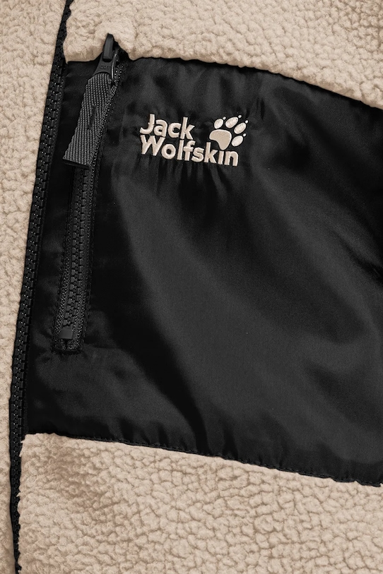 Jack Wolfskin rozepínací mikina dětská fleecová LITE CURL FZ K A65885.164.176