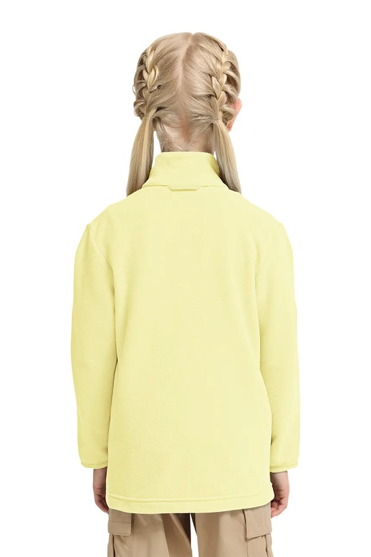 Băieți Jack Wolfskin hanorac din polar pentru copii TAUNUS 100 FZ K A65888.104.152 galben