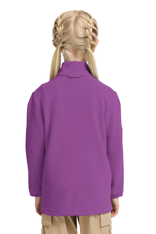 Jack Wolfskin флісова кофта дитяча TAUNUS 100 FZ K A65888.104.152 фіолетовий