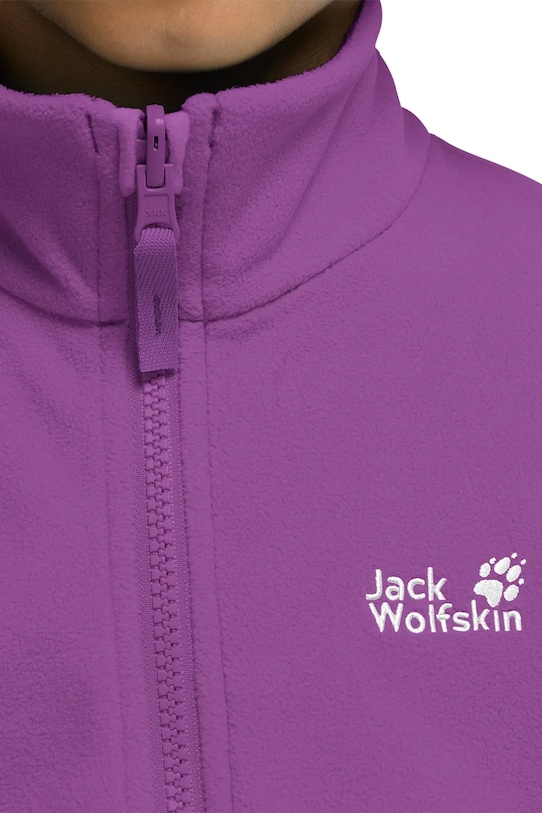 Jack Wolfskin hanorac din polar pentru copii TAUNUS 100 FZ K A65888.104.152 violet SS26