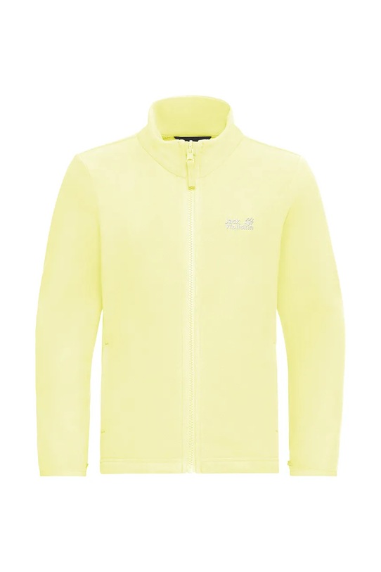 Jack Wolfskin hanorac din polar pentru copii TAUNUS 100 FZ K galben A65888.164.176