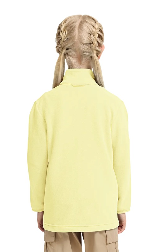 Băieți Jack Wolfskin hanorac din polar pentru copii TAUNUS 100 FZ K A65888.164.176 galben