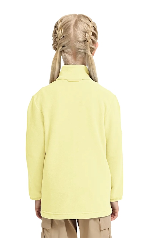 Băieți Jack Wolfskin hanorac din polar pentru copii TAUNUS 100 FZ K A65888.164.176 galben