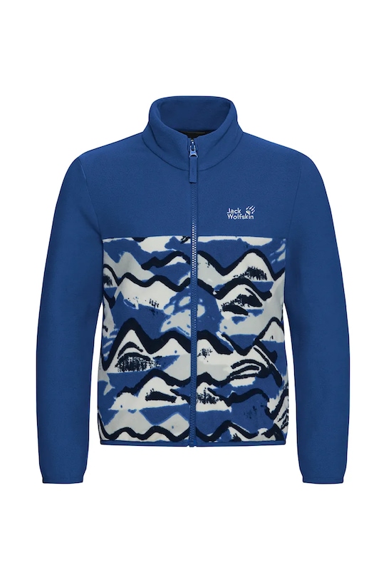 Jack Wolfskin hanorac din polar pentru copii PAW ERA 100 PRINT FZ K albastru A66109.164.176