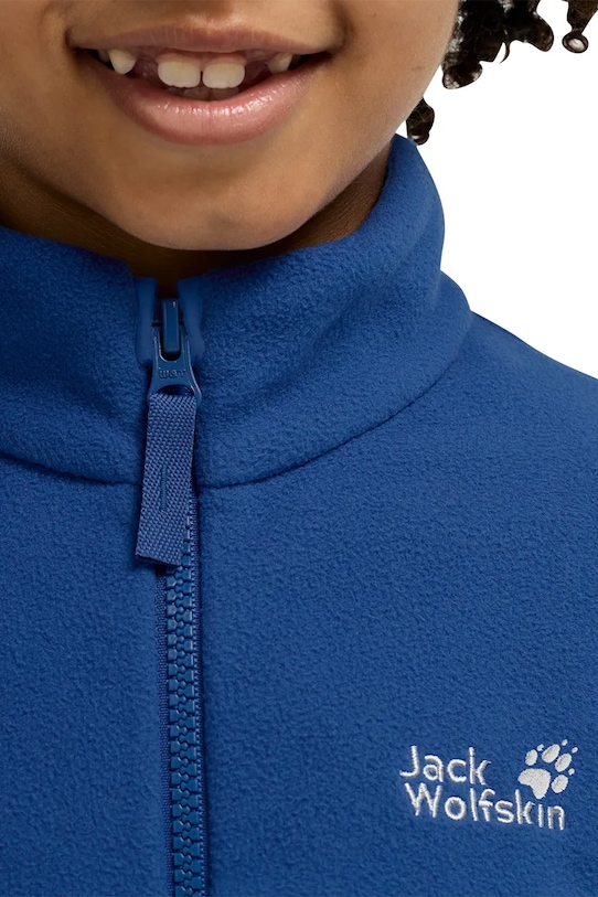 Jack Wolfskin fleece mikina dětská PAW ERA 100 PRINT FZ K A66109.164.176