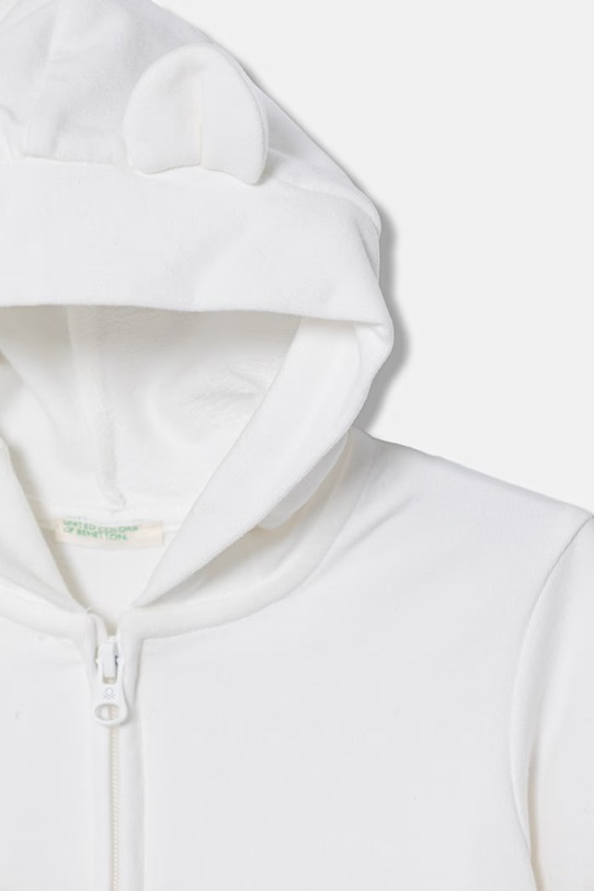 Chłopiec United Colors of Benetton bluza dziecięca 35FNA501U.W.Stagionale biały