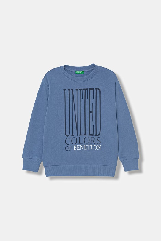 United Colors of Benetton mikina detská bavlnená modrá 3J68C10S1.G.Stagionale