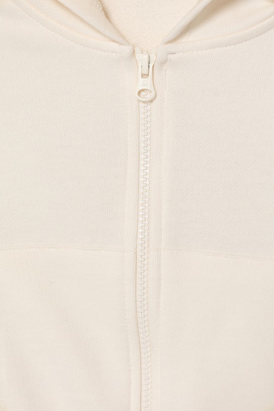 Băieți United Colors of Benetton hanorac cu fermoar pentru copii din bumbac 3NBMC505Y.G.Stagionale bej