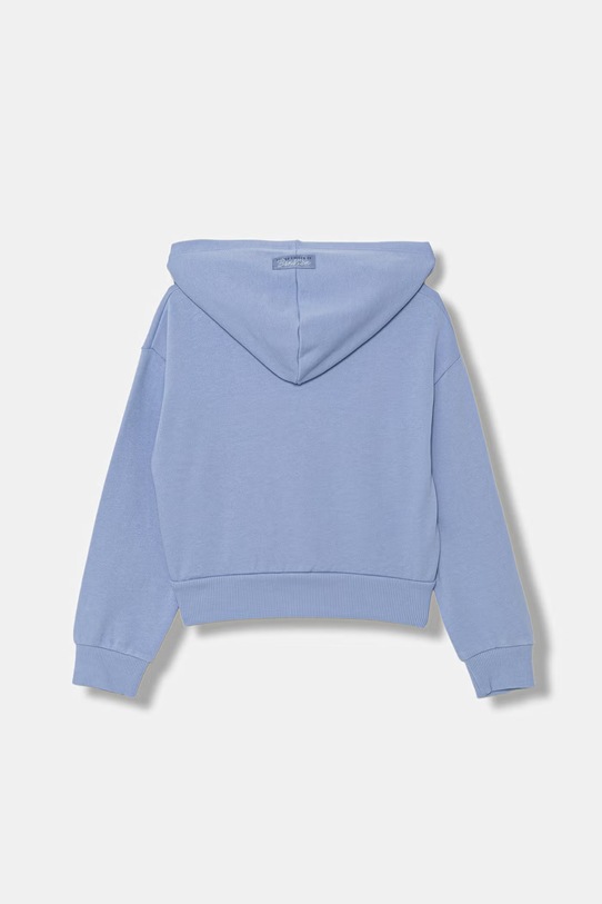 United Colors of Benetton hanorac cu fermoar copii bumbac 3NBMC505Y.G.Stagionale albastru SS26