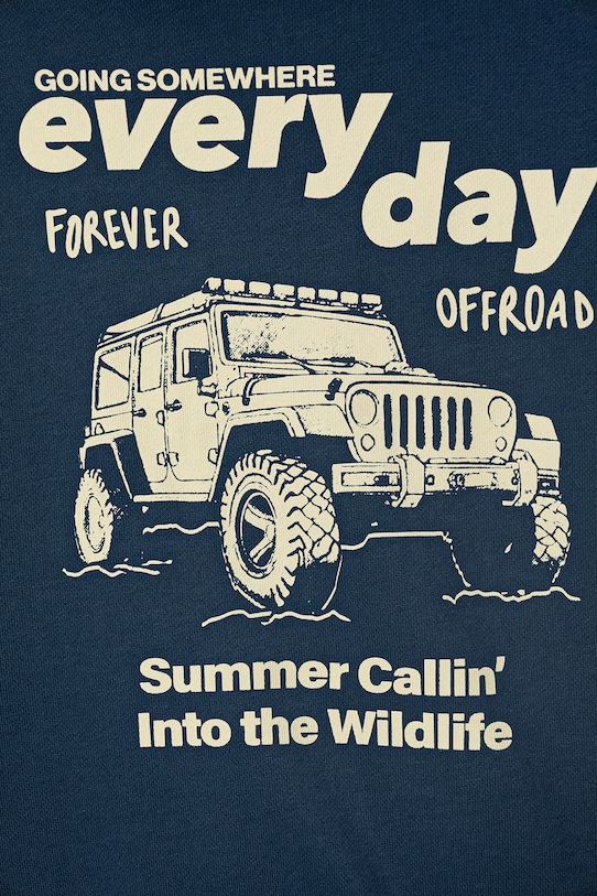 CHLAPEC United Colors of Benetton rozepínací mikina dětská bavlněná 3NBMC505Z.G.Stagionale námořnická modř