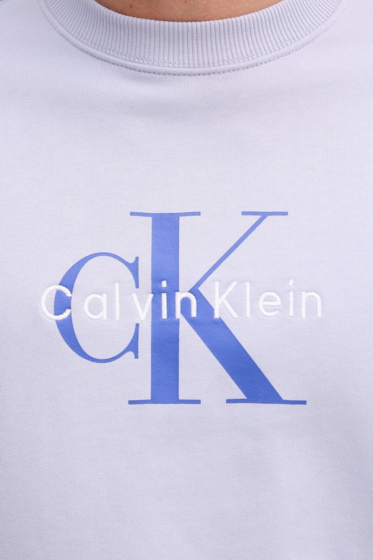 Calvin Klein Jeans bluza bawełniana LV04RD242G niebieski