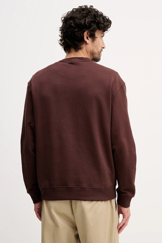 Odjeća Pamučna dukserica Calvin Klein Jeans LV04RD242G smeđa