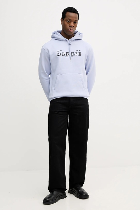 Calvin Klein Jeans bluza LV04RE251G niebieski SS26