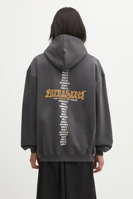 Odzież Represent bluza bawełniana Golden Tour MLM100822.46 szary