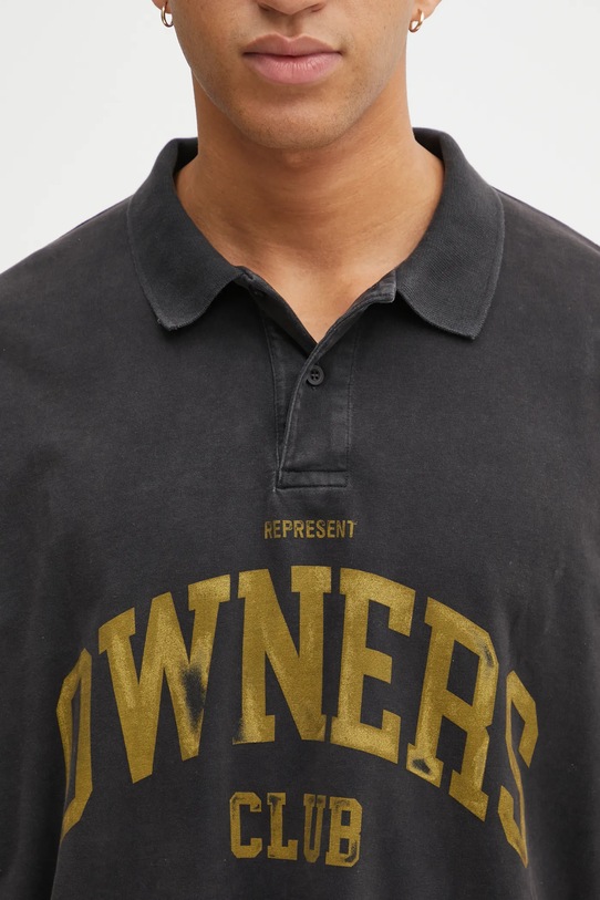 Represent bluza bawełniana Owners Rugby szary OCM100048.02