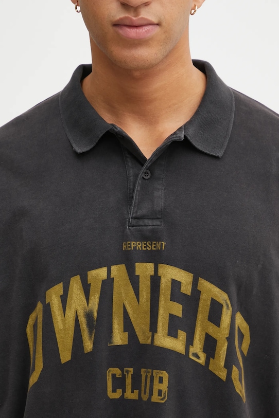 Represent bluza bawełniana Owners Rugby szary OCM100048.02