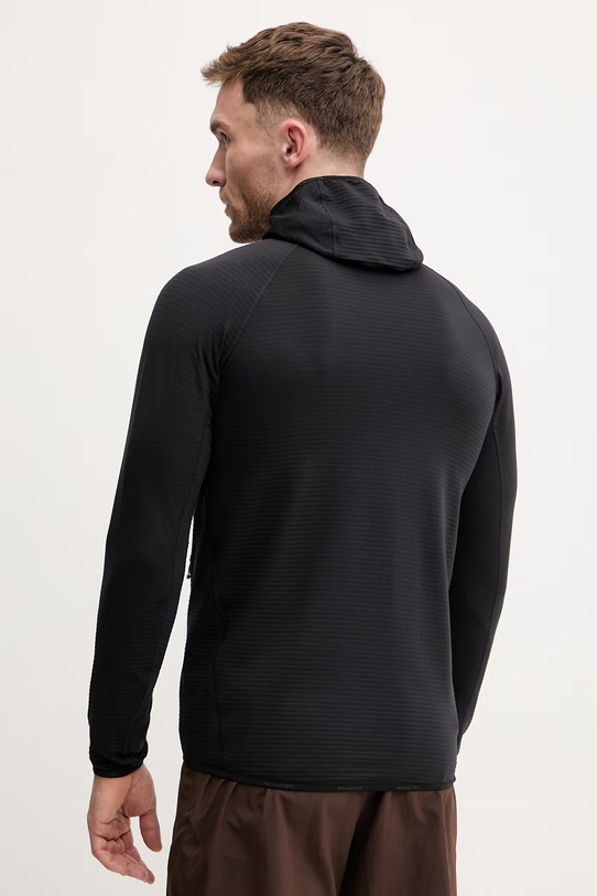 Odzież Salomon bluza treningowa ESSENTIAL LIGHTWARM LC2432500 czarny