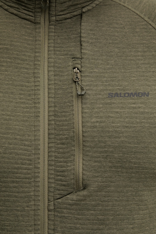 Tréningová mikina Salomon ESSENTIAL LIGHTWARM LC2443700 zelená