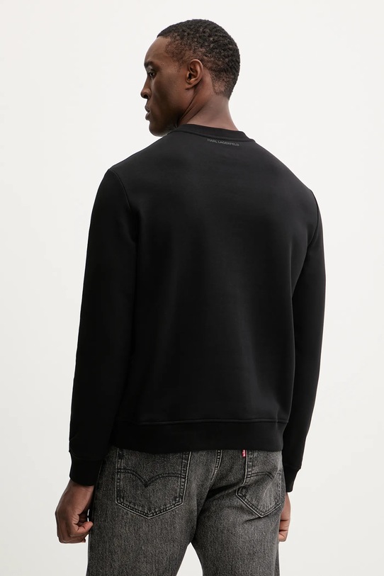 Odzież Karl Lagerfeld bluza bawełniana 561952.705075 czarny