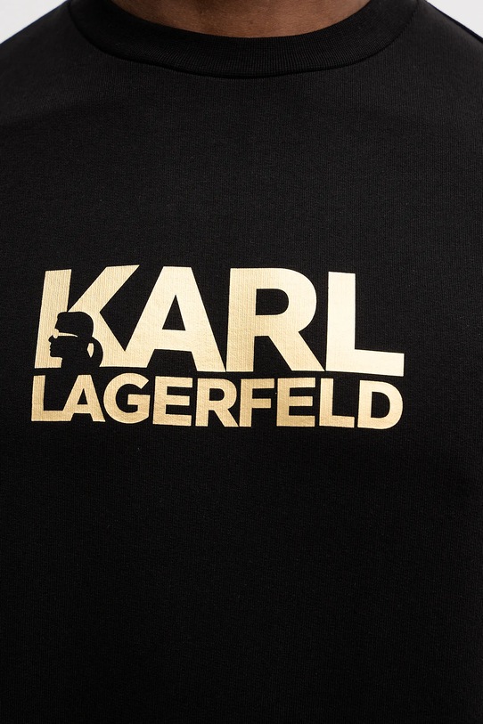 Karl Lagerfeld bluza bawełniana 561917.705780 czarny