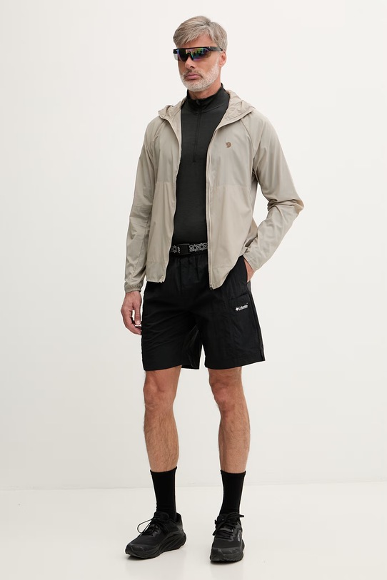 Fjallraven bluza sportowa męska Abisko Day F12600322 czarny SS26