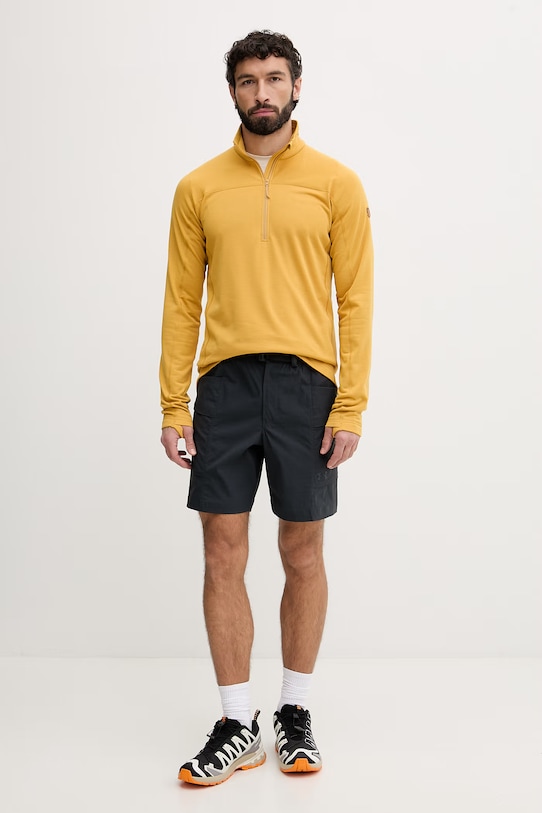 Pánska športová mikina Fjallraven Abisko Lite F87113 žltá SS26