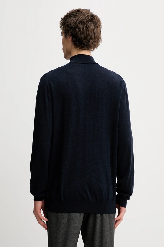 Odzież Les Deux sweter wełniany 100310115 granatowy