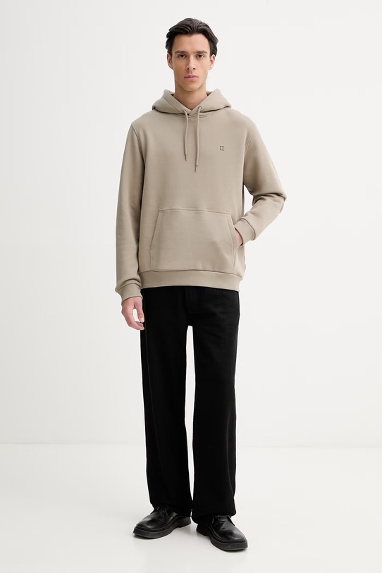 Les Deux μπλούζα με κουκούλα ανδρική βαμβακερή Norregaard 1001601 πράσινο SS26