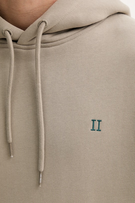 Les Deux μπλούζα με κουκούλα ανδρική βαμβακερή Norregaard 1001601 πράσινο