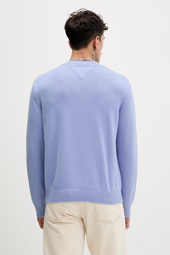 Odzież Tommy Jeans sweter bawełniany DM0DM22401 fioletowy