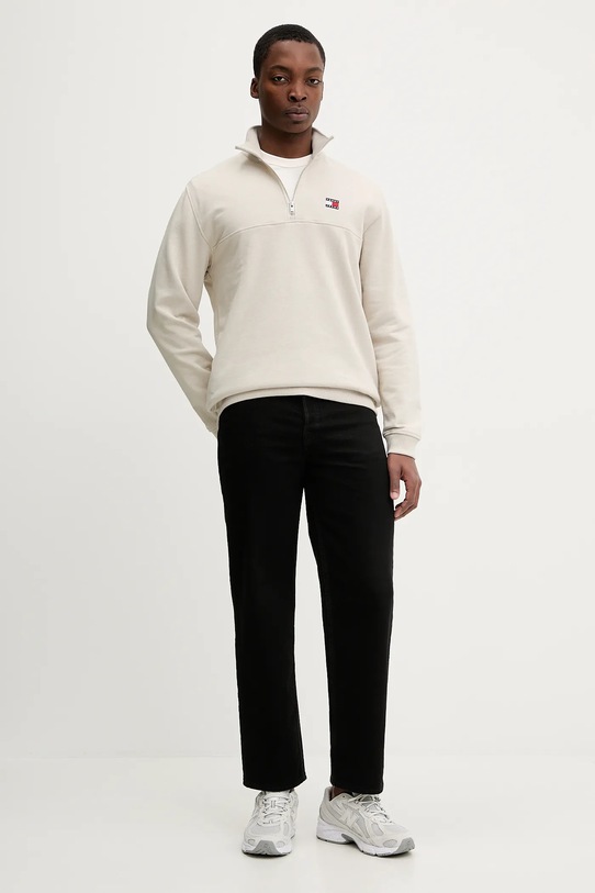 Tommy Jeans bluza DM0DM22344 beżowy SS26
