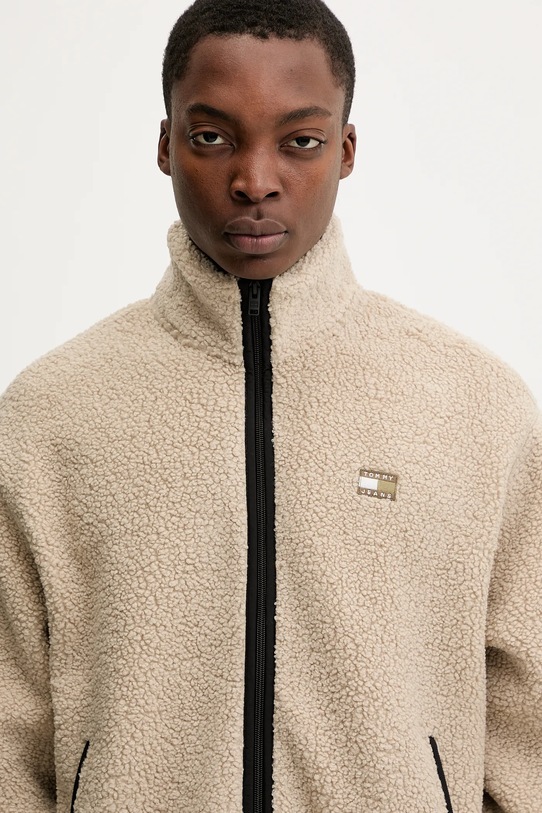 Tommy Jeans bluza polarowa beżowy DM0DM22345