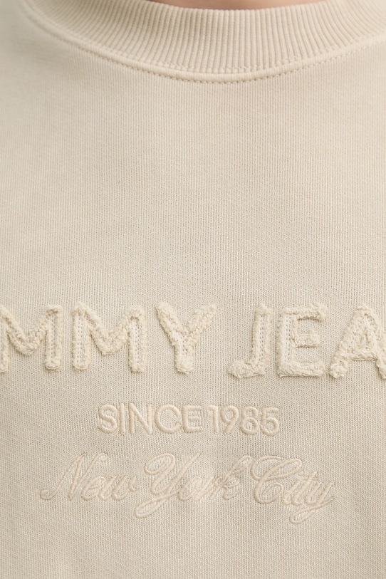 Tommy Jeans bluza bawełniana DM0DM22363 beżowy