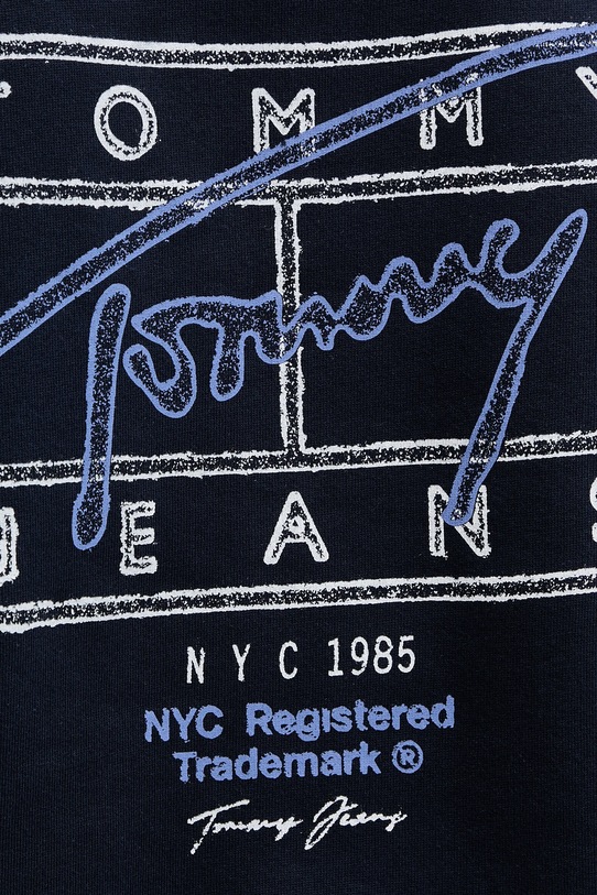 Tommy Jeans bluza bawełniana DM0DM22366 granatowy