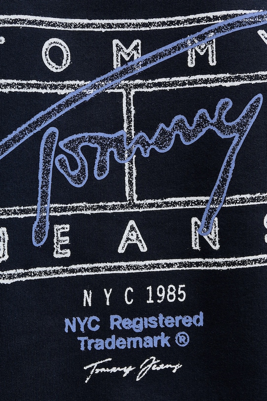 Tommy Jeans bluza bawełniana DM0DM22366 granatowy